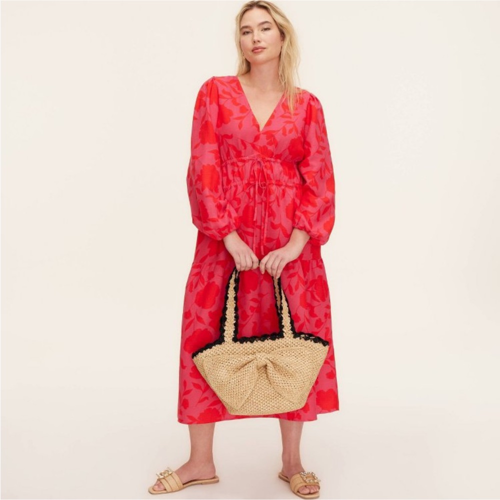 ♠️ Raffia Bow Tote Bag Natural - Kate Spade New York x Target ♠️ - Picture 5 of 9